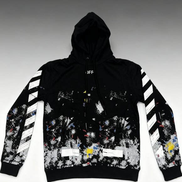 Off-White Logo Arrow Print Hoodie - Picture 1 of 7